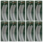Kato 20-110 Scale R282-45 282MM Radius Curve Track Rails 10PCS Set New. Fixed Price $102.26.