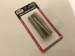 Atlas 534 Code 83 18" Radius 1/3 Section Curved Track Pkg (4) Brown Ties. Fixed Price $7.25.