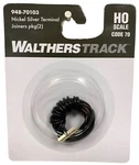 Ho Scale Walthers 948-70103 Code Nickel Silver Terminal Joiners Pkg (2). Fixed Price $5.98.