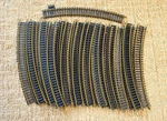 Ahm Ho Scale 28 Brass Rail Track 23 Curve & 5 Straight. Made In Italy. Nice.. Fixed Price $18.00.
