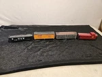Vintage Scale Railroad Train Cars Hopper Freight & Caboose (see Description). Fixed Price $12.93.