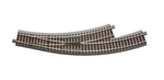 Roco 61154 Ho Scale Left Curve Switch Geoline With Ballast R3/4. Fixed Price $49.16.