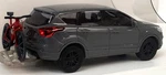 Busch New Ho 1/87 Scale Ford Escape (kuga) Suv Truck In Dark Gray With Bike Rack. Fixed Price $39.99.