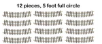 Bachmann G 94654 Brass Track 12PC, Ft Diameter Curved Circle In/outdoor. Fixed Price $99.95.