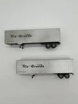 Lot Of Athearn Ho Scale Rio Grande 40 Piggyback Trailers Rgtz 500278 500251. Fixed Price $19.00.