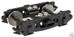 Walthers 920-2213 Pennsylvania 2D-P5 Express Car Trucks Black Sideframes (2) Ho. Fixed Price $15.99.