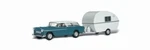 Woodland Scenics AS5532 Scale Thompson's Travelin' Trailer Autoscenes Nib. Fixed Price $26.49.