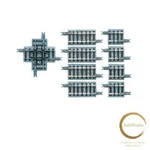 New Tomix Gauge Crossing 1324 X37-90 (f) (with Auxiliary Rail) By Tomytec. Fixed Price $39.66.