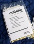 Marklin 74995, 20 Track Flat Sleeve Spade Connectors, Use With Feeder Wires. Fixed Price $7.99.