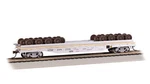 Bachmann Ho Scale 18937 52' Flatcar W/ Wheel Load Atsf #19234 **** New. Fixed Price $34.95.