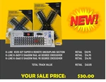 Line K535 Operating Track; K0659 60*CROSSOVER; K0660 90*CROSSOVER All New Trk. Fixed Price $30.00.