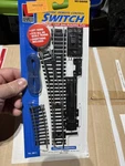 Life-like Trains Ho Gauge Remote Electric Left Switch Track 8611 Black Steel. Fixed Price $14.99.