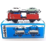 Marklin Ho 1:87 Db "4X Volskwagen Beetle" Car Transporter Wagon 4613 Mib 80 Rare. Fixed Price $59.99.