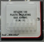 55 Plastic Rail Joiners For Ho Scale Train Track. Fixed Price $15.37.