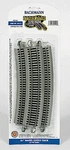 Bachmann Ho Curved Track +nickel Silver Rail & Gray Roadbed E-z 26IN 44519. Fixed Price $38.98.
