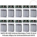 Kato 40-033 Unitram Straight Track Plate 2.4IN Scale Unpainted Gray 10PCS Set. Fixed Price $198.99.