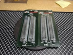 Gauge Kato Uni-track: (2) #20-020, 124MM Straight (4-7/8 Pcs. Fixed Price $50.00.