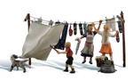 Woodland Scenics Ho Scale People Wash Day Getaway A1936. Fixed Price $20.23.