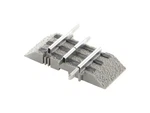 Lionel Fastrack 1.375 Inch Straight With Roadbed Gauge Model Train. Fixed Price $29.99.