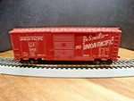 Marx Ho Scale 40' Weighted Union Pacific U.p. 104436 Sliding Door Box Car. Fixed Price $12.75.