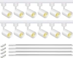Led Track Lighting Kit 12 Lights 13FT Type Dimmable 3000K White Vanoopee Rail. Fixed Price $299.99.