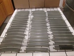 Large Lot Of Bachmann Nickle Silver Ez Tracks Ho Scale. Fixed Price $120.90.