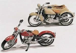 Woodland Motorcycles & Sidecar Kit - Ho Scale Model Railroad Vehicle #D228. Fixed Price $10.56.