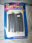 Atlas #461 True-track Code 83 1/2-18" Radius Curves(pack Of Four). Fixed Price $7.00.