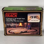 Vintage The Great American Express Accessory Train Tracks Straight 10" Each. Fixed Price $21.60.