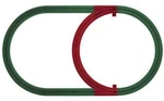 Lionel Scale Af Fastrack Inner Passing Loop Add-on Pack 49890. Fixed Price $129.75.