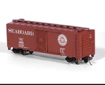 Ho Scale Seaboard Air Line Sal 40' Box Car #24821 Bachmann Silver Series. Fixed Price $13.29.