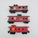 Tyco Ho Caboose Santa Fe Atsf 7240(2) & 3851. Fixed Price $10.00.