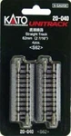 Kato Scale New 2026 Unitrack 62MM 7/16 Straight S62 (4 Pcs) 20-040. Fixed Price $10.60.