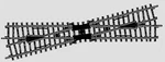 Marklin Ho Track Wide Radius Crossing 14 Degree 26' 2257. Fixed Price $65.98.