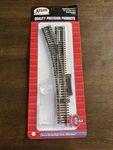 Atlas #544 Left Hand Manual 22" Radius Switch Track - Ho Scale Code 83 Rails. Fixed Price $19.46.