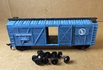 Bachmann Ho Scale 40' Stock Car Great Northern Gn Model Train W/ Extra Axles. Fixed Price $6.99.