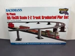 Bachmann 18 Piece HO/ON30 Scale E-z Track Graduated Pier Set Train 44595. Fixed Price $34.99.