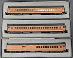 (3) Ho Bachmann Spectrum Great Northern 89031, 89032, 89033 Combine, & Coaches. Fixed Price $54.72.