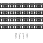Track Tie Down Kit 5 Ft. Steel Rails Heavy Duty With Screws. Fixed Price $81.30.