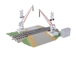 Lionel 2529070 Fastrack Grade Crossing With Gates & Flashers. Fixed Price $183.96.