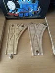 Learning Wooden Thomas Train 6 1/2 Inch Curved Switch Tracks!. Fixed Price $13.99.