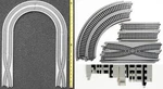 1977 On Tyco Ho Slot Car Criss Cross Over & Curve Race Track Add Lane Changer. Fixed Price $6.49.