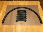 Bachmann Train Ho E-z Ez Track Roadbed 12 Pieces Full Circle 18 30 Degree Lota. Fixed Price $22.95.