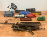 Train Parts Track Accessory Lot Ho Bachmann Tyco: 8 Cars, Thunder Line Pak. Fixed Price $44.99.