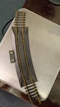 Vintage Ahm Ho Scale Brass Rerailer Curved Terminal Track. Fixed Price $8.00.