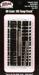 Atlas Code 100 Straight Track Astd N/s (12) - Ho Scale Nickel Silver Model. Fixed Price $8.59.