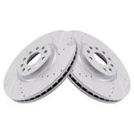 Trq BRA46846 Disc Brake Rotors For Volkswagen Atlas 2018-2025 Lh Right Front. Fixed Price $204.54.