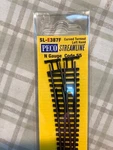 Peco SL-E387F Code 55 Curved Turnout ( Left ) Electrofrog. Fixed Price $25.37.
