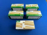 Brio Short Straight Tracks #33334 Curved #33337 New In Box 5 Sets. Fixed Price $45.00.