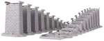 Mth Realtrax 40-1145 Gauge 24 Piece Graduated Trestle System For Fastrack. Fixed Price $74.99.